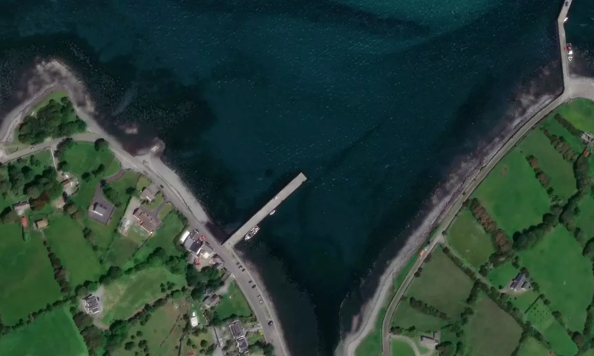 Satelite image of Ballyvaughan Pier