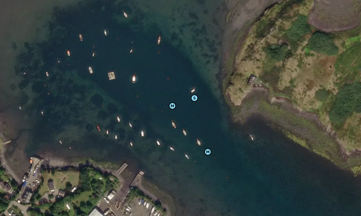 Satelite image of Balvicar Bay