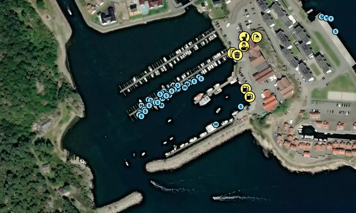 Satelite image of Båly Havn - Spangereid Gjestehavn