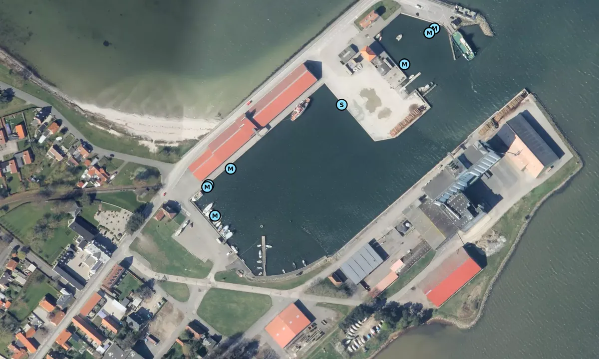 Satelite image of Bandholm Havn