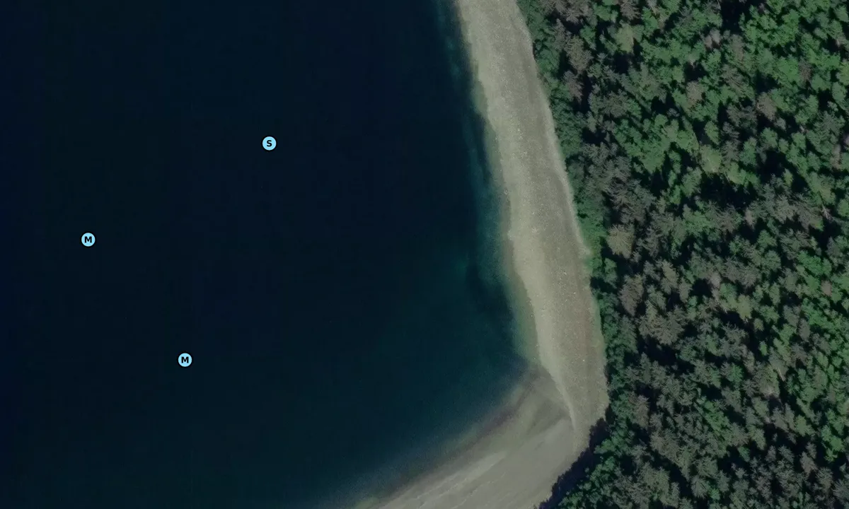 Satelite image of Barlow Cove