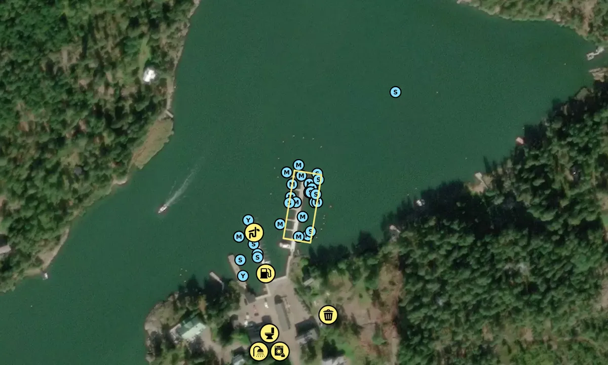 Satelite image of Barösund