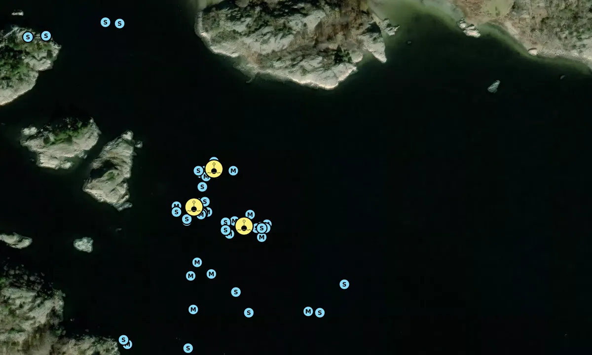 Satelite image of Bassholmen - SXK Västkust bouy