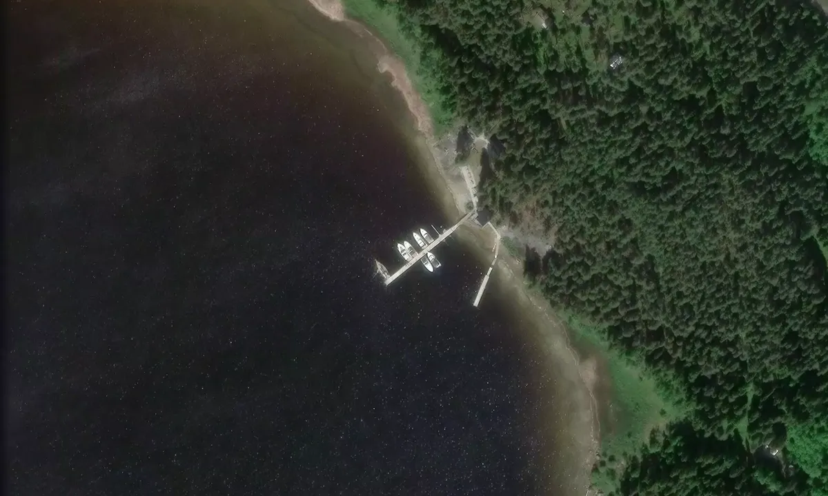 Satelite image of Bastuholmen (Lillhällan)