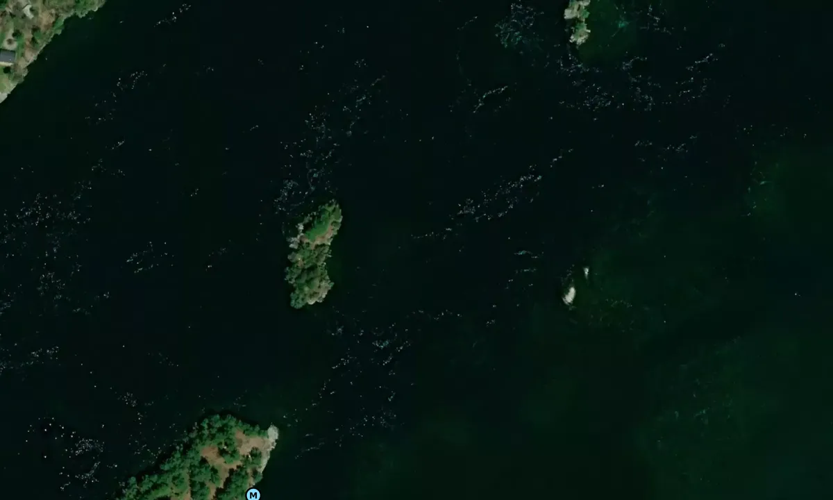 Satelite image of Battersby Island (City of Brockville)