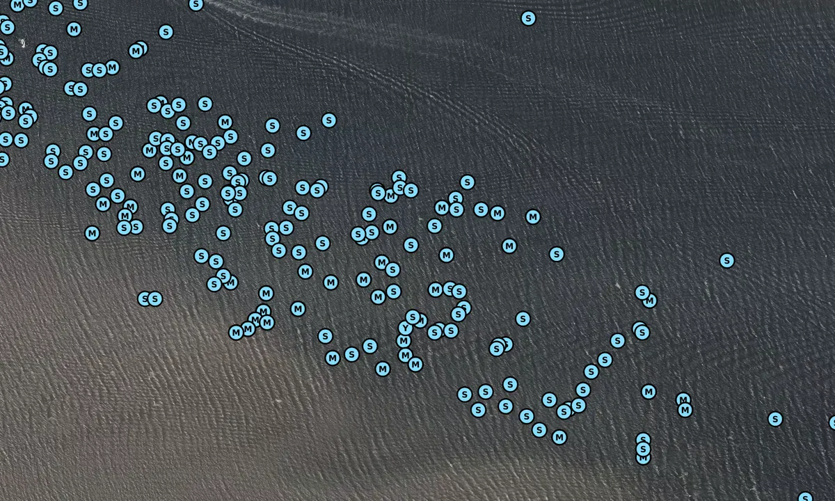 Satelite image of Battery Overlook