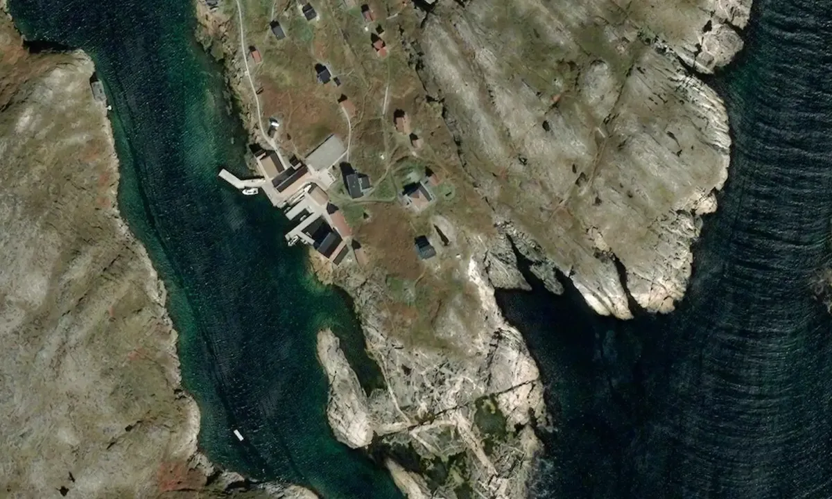 Satelite image of Battle Harbour