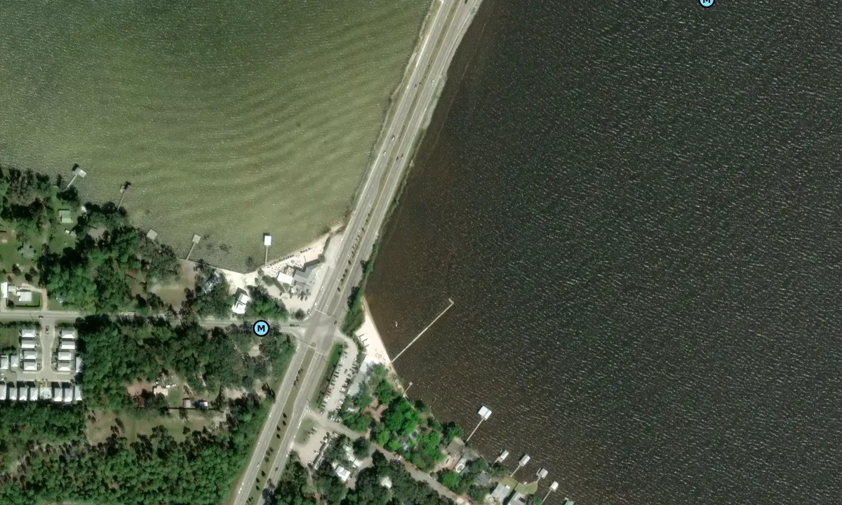 Satelite image of Bay Bridge - 1