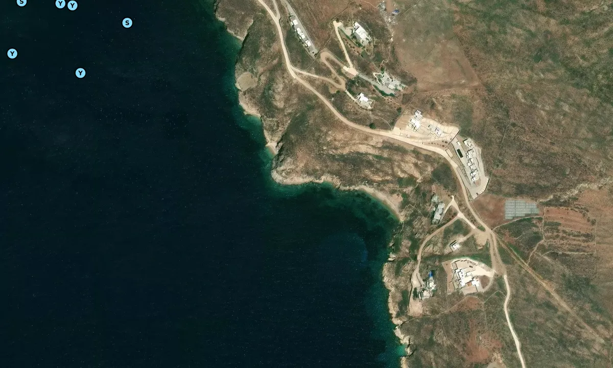 Satelite image of Bay Livadi East