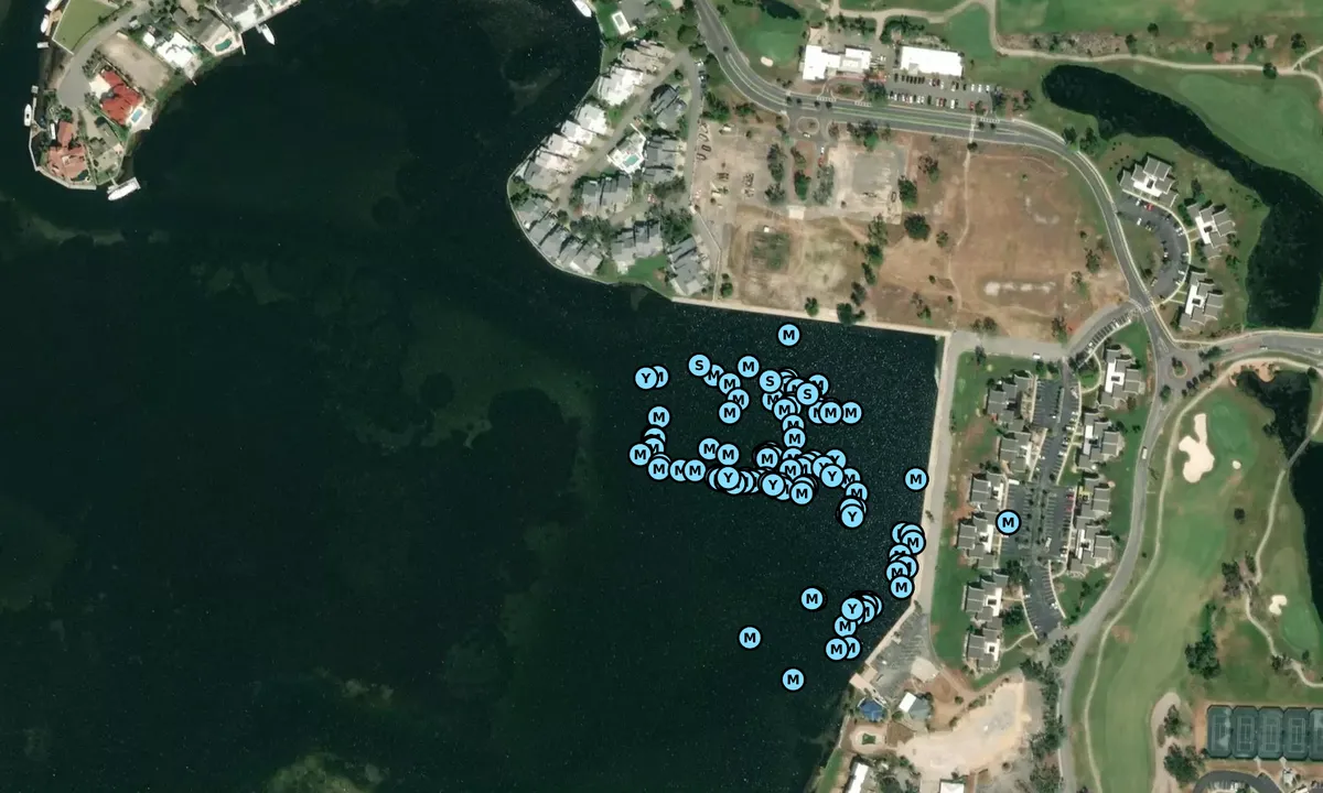 Satelite image of Bay Point Marina