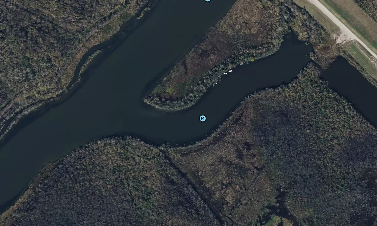Satelite image of Bayou Bienvenue