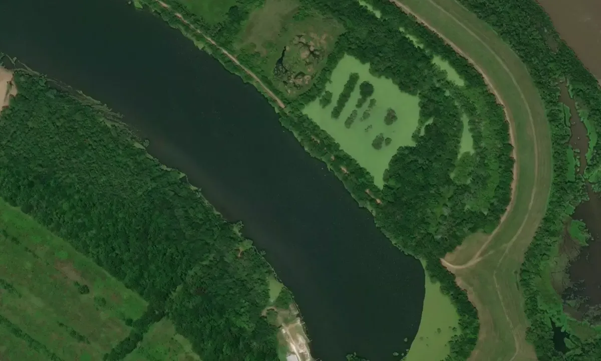 Satelite image of Bayou Teche