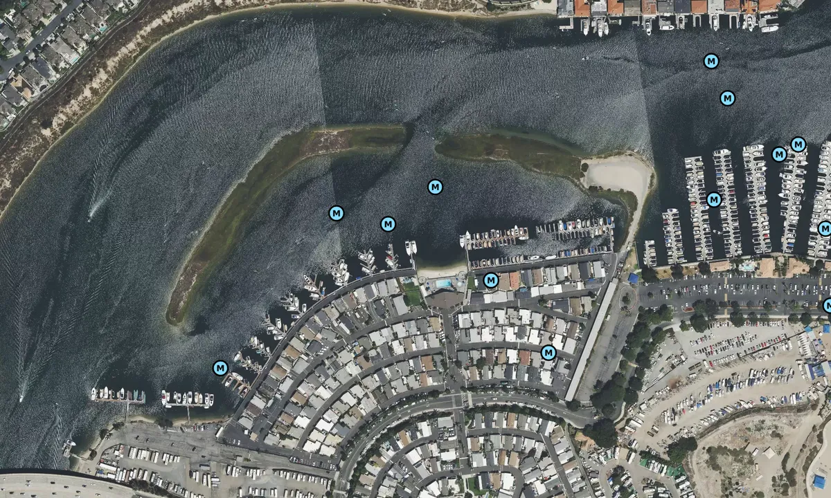 Satelite image of Bayside Village Marina
