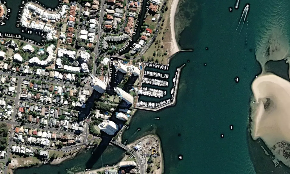 Flyfoto av Bayview Harbour Yacht Squadron