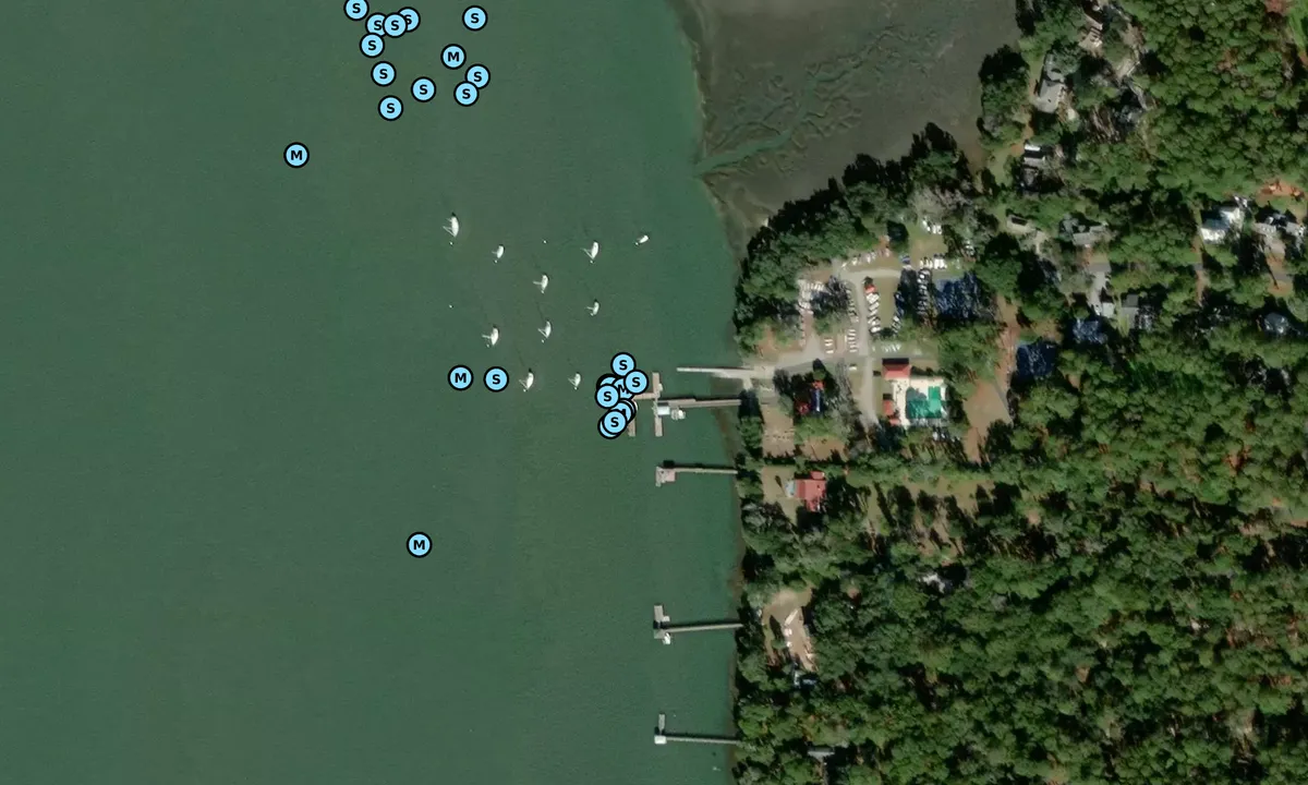 Satelite image of Beaufort Yacht and Sailing Club