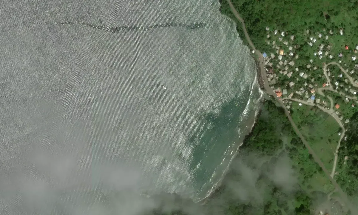 Satelite image of Beausejour Bay