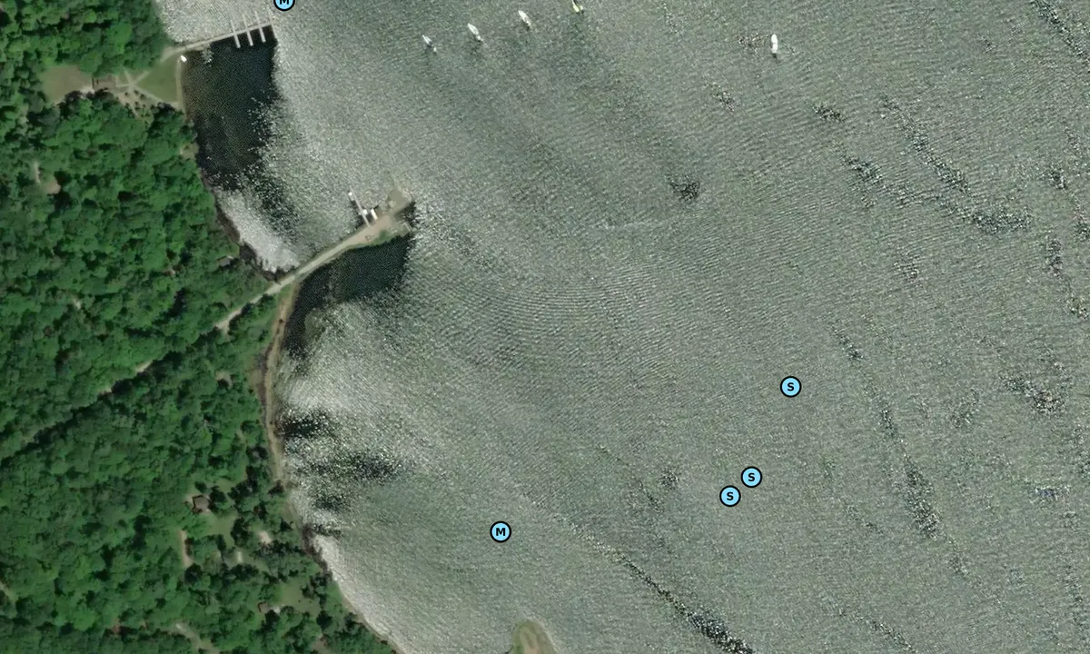 Satelite image of Beausoleil Island