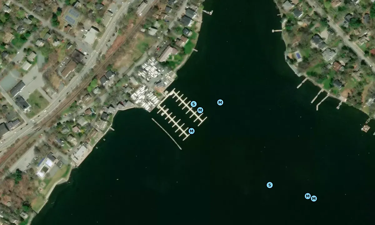 Satelite image of Bedford Basin Yacht Club Marina