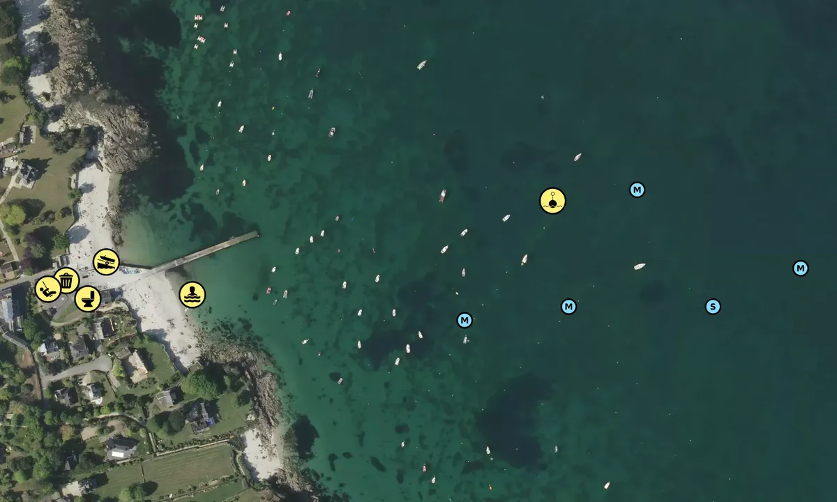 Satelite image of Beg Meil