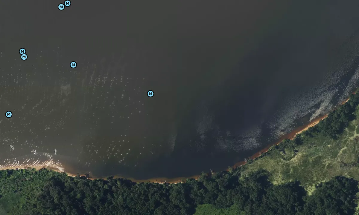 Satelite image of Belmont Bay