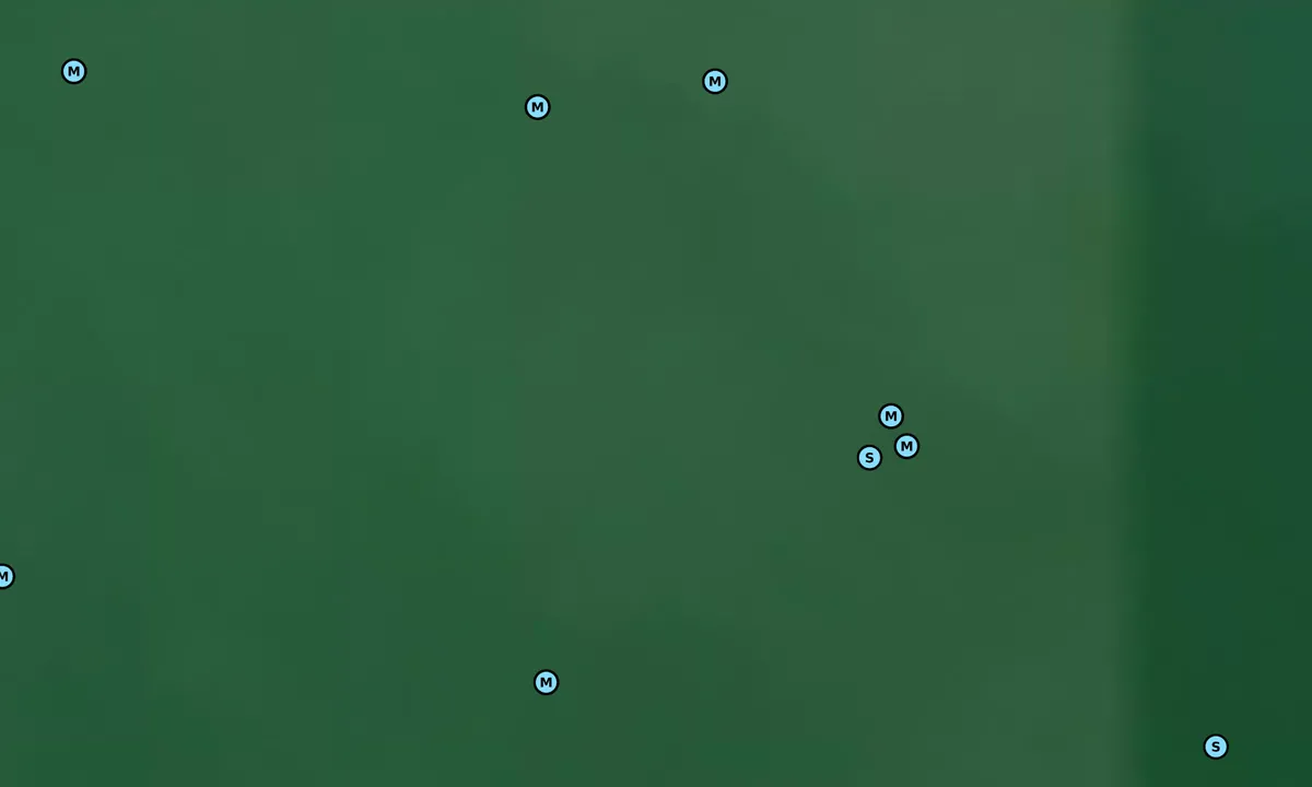 Satelite image of Belvedere Beach