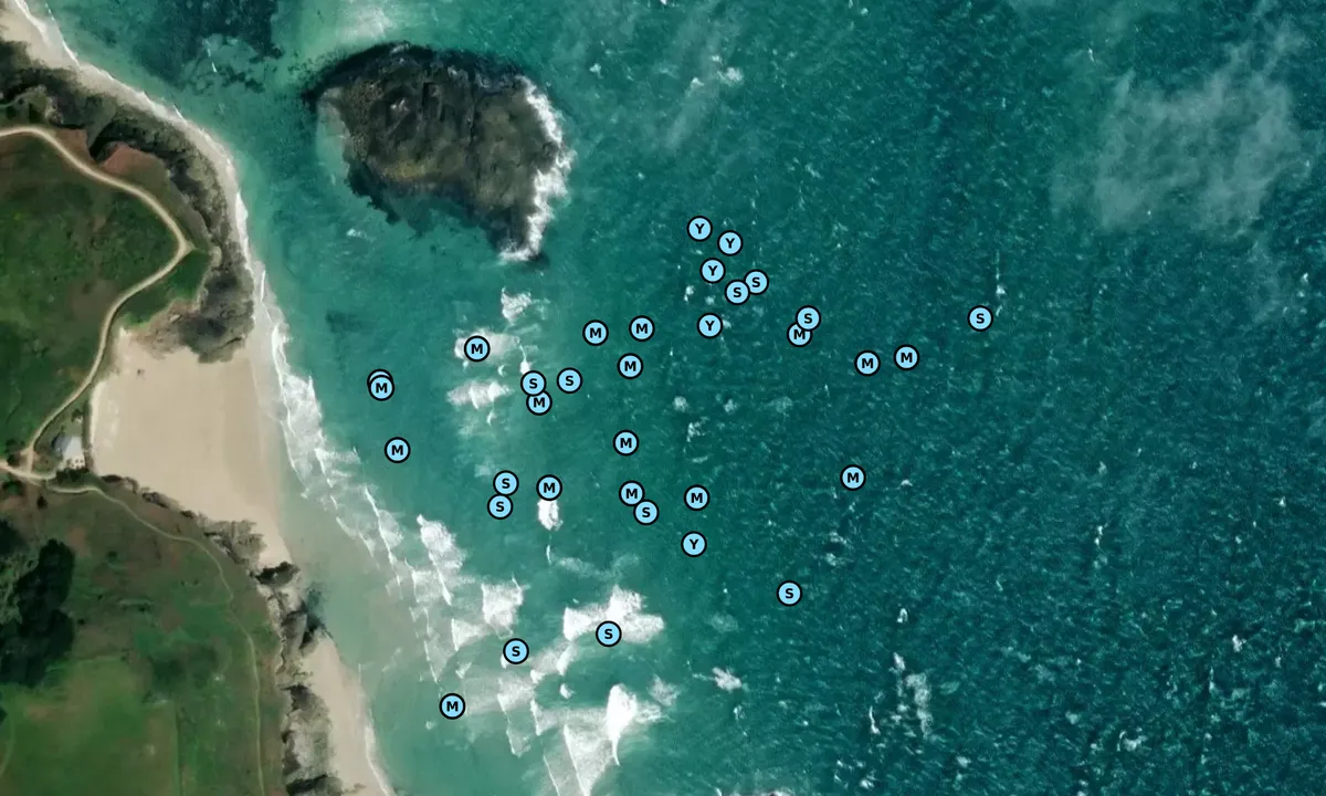 Satelite image of Belvoire Bay