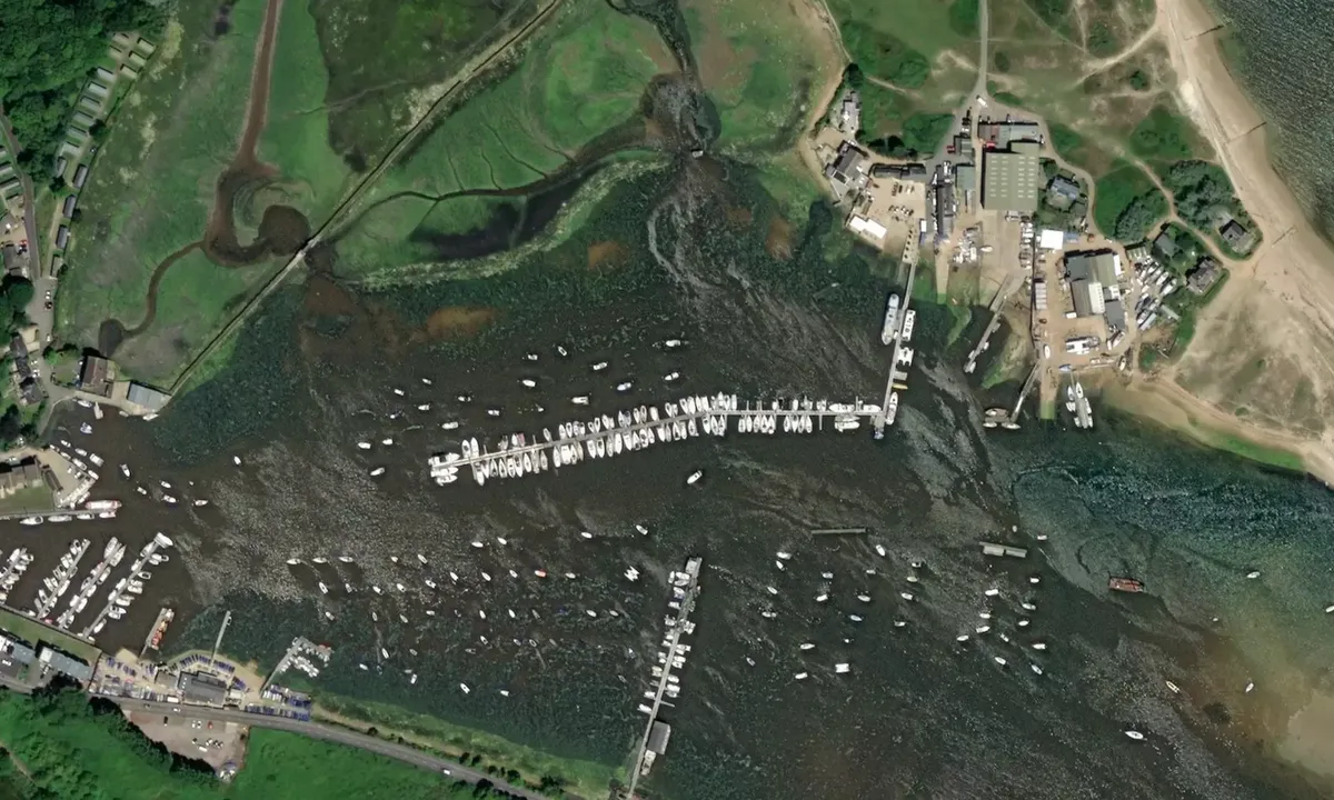 Flyfoto av Bembridge Harbour