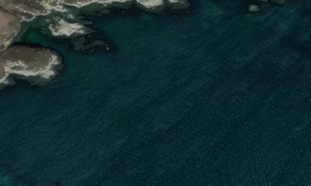 Satelite image of Benbencula anchorage