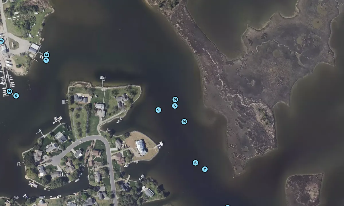 Satelite image of Bennett Creek