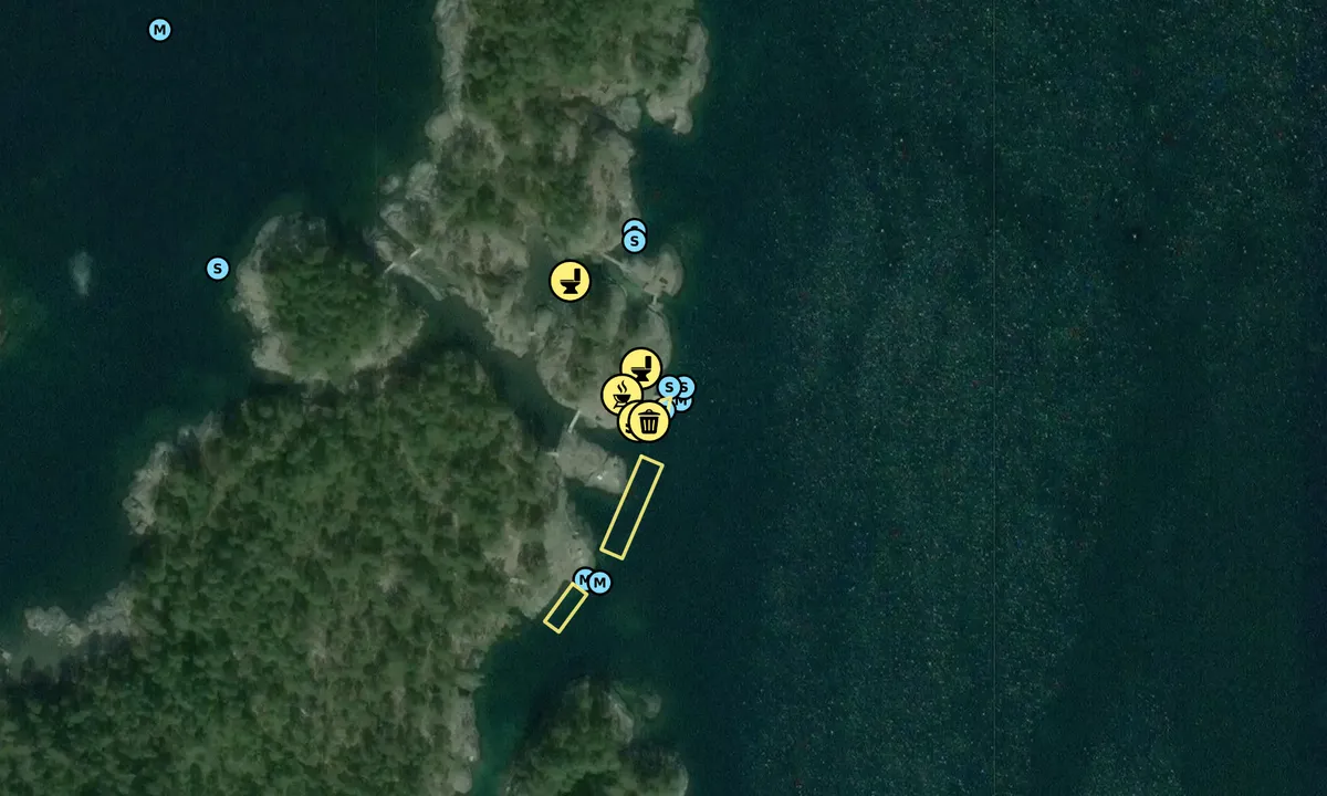 Satelite image of Bergaholmen - Økstrafjorden