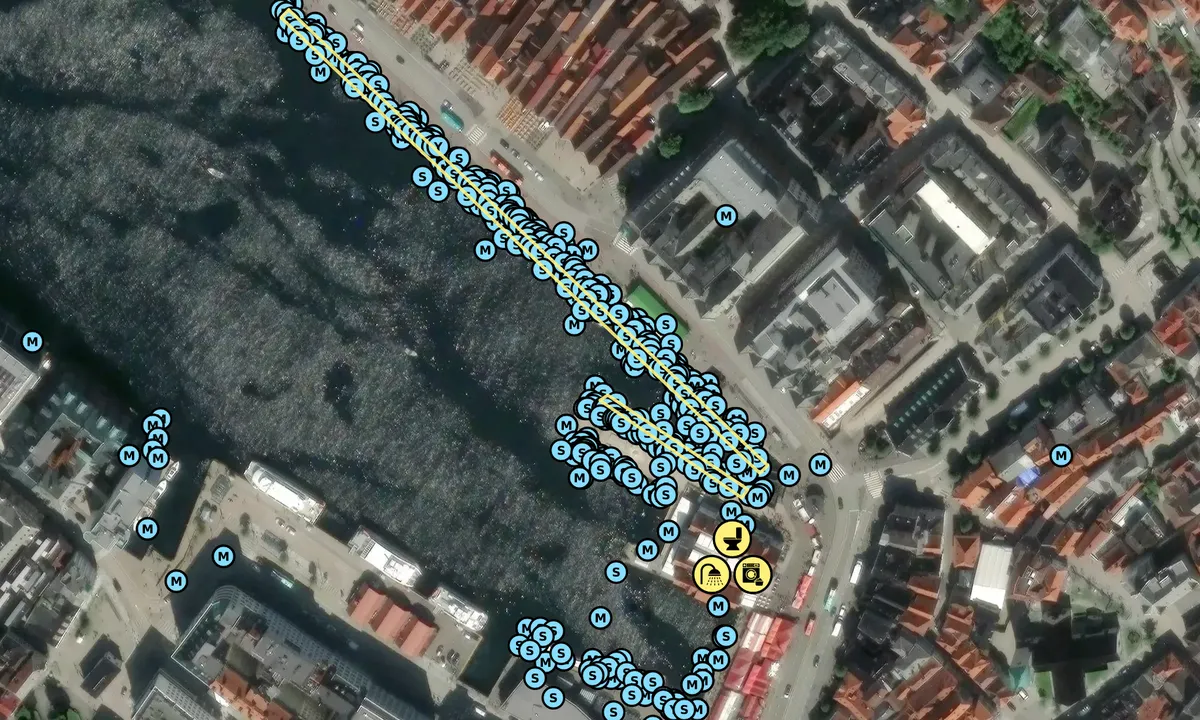 Satelite image of Bergen Gjestehavn