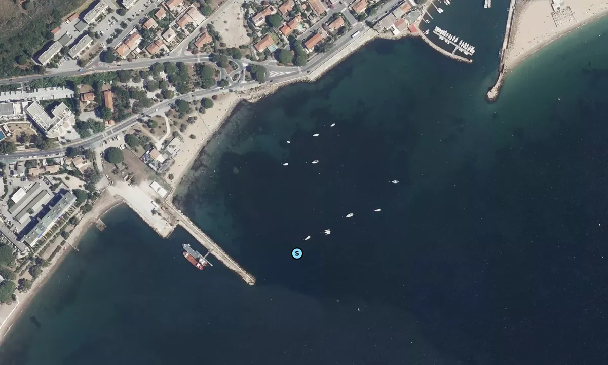 Satelite image of Berriau Plage