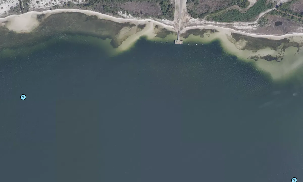 Satelite image of Big Lagoon North