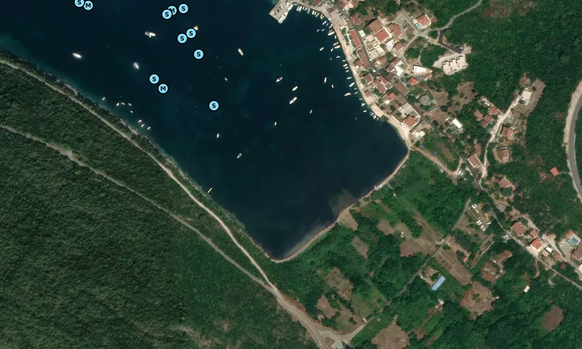 Satelite image of Bigova