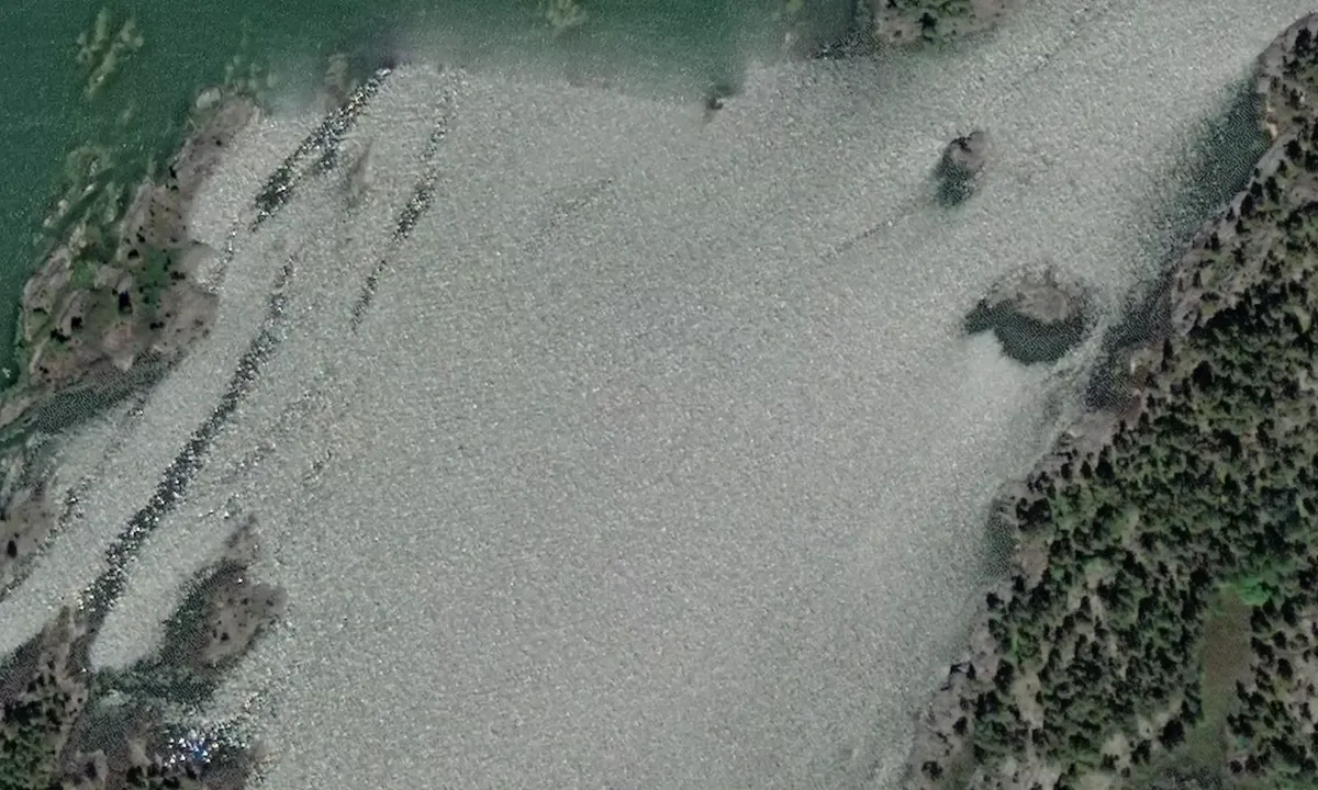 Satelite image of Billingsön