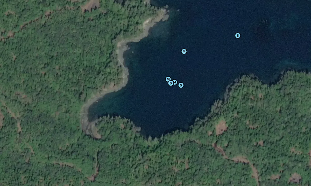 Satelite image of Billy Goat Bay