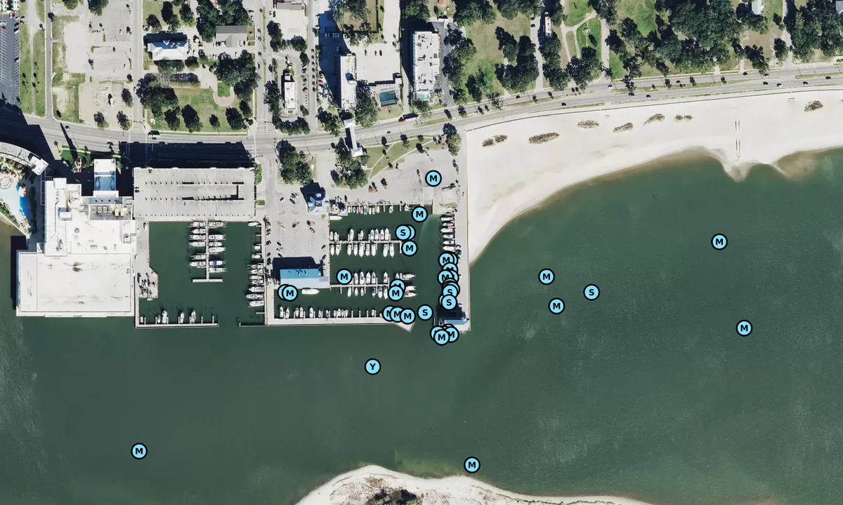 Satelite image of Biloxi Small Craft Harbor