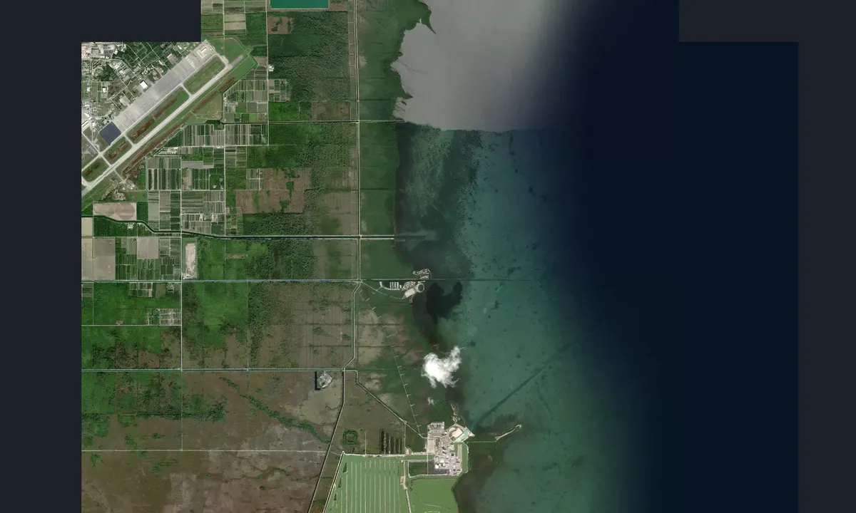 Flyfoto av Biscayne Bay NP HQ (Free Dock)