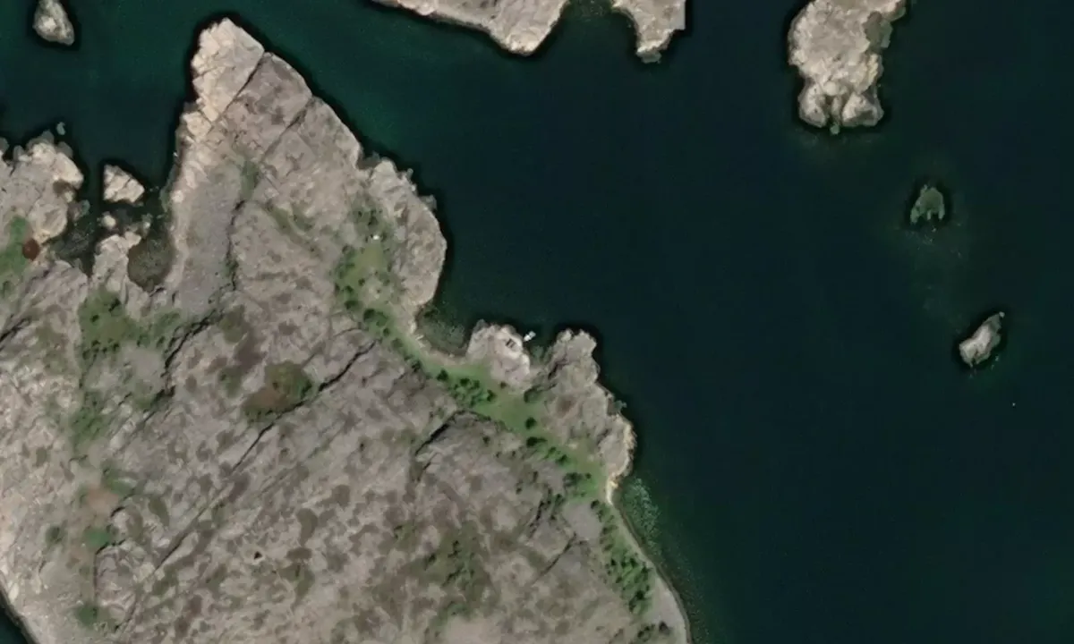 Satelite image of Bissen Nord-Øst