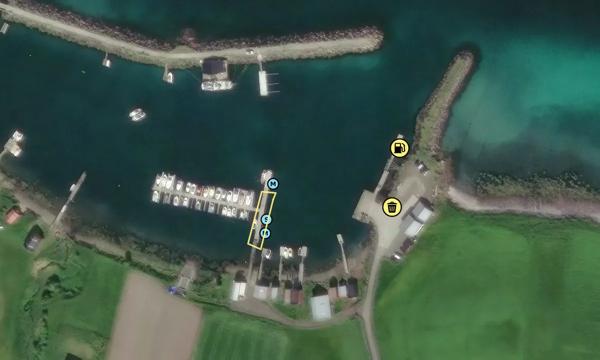 Satelite image of Bjarkøy Havn