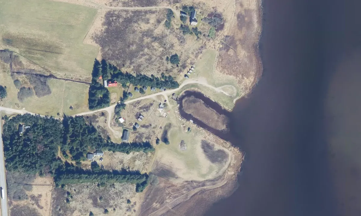 Satelite image of Bjerrregaard Havn