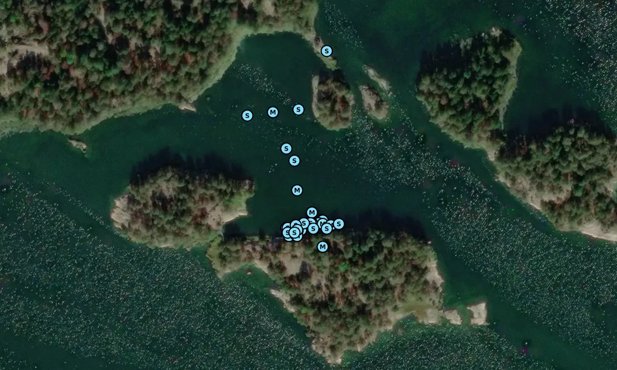 Satelite image of Björkholmen - Hindriksholmen