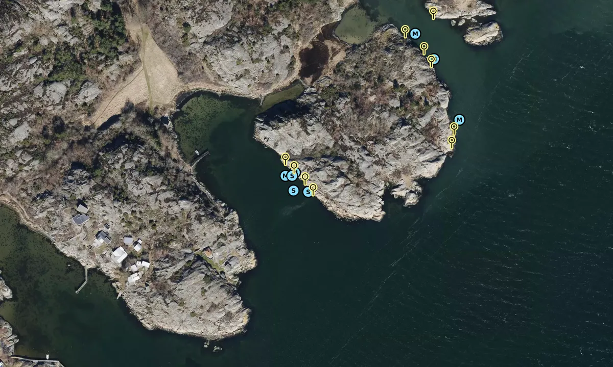 Satelite image of Björkö huvud - Store Holmen