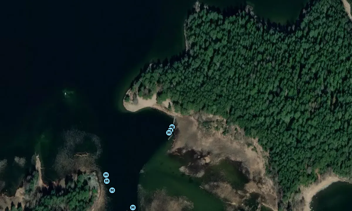 Satelite image of Björkön Tösse