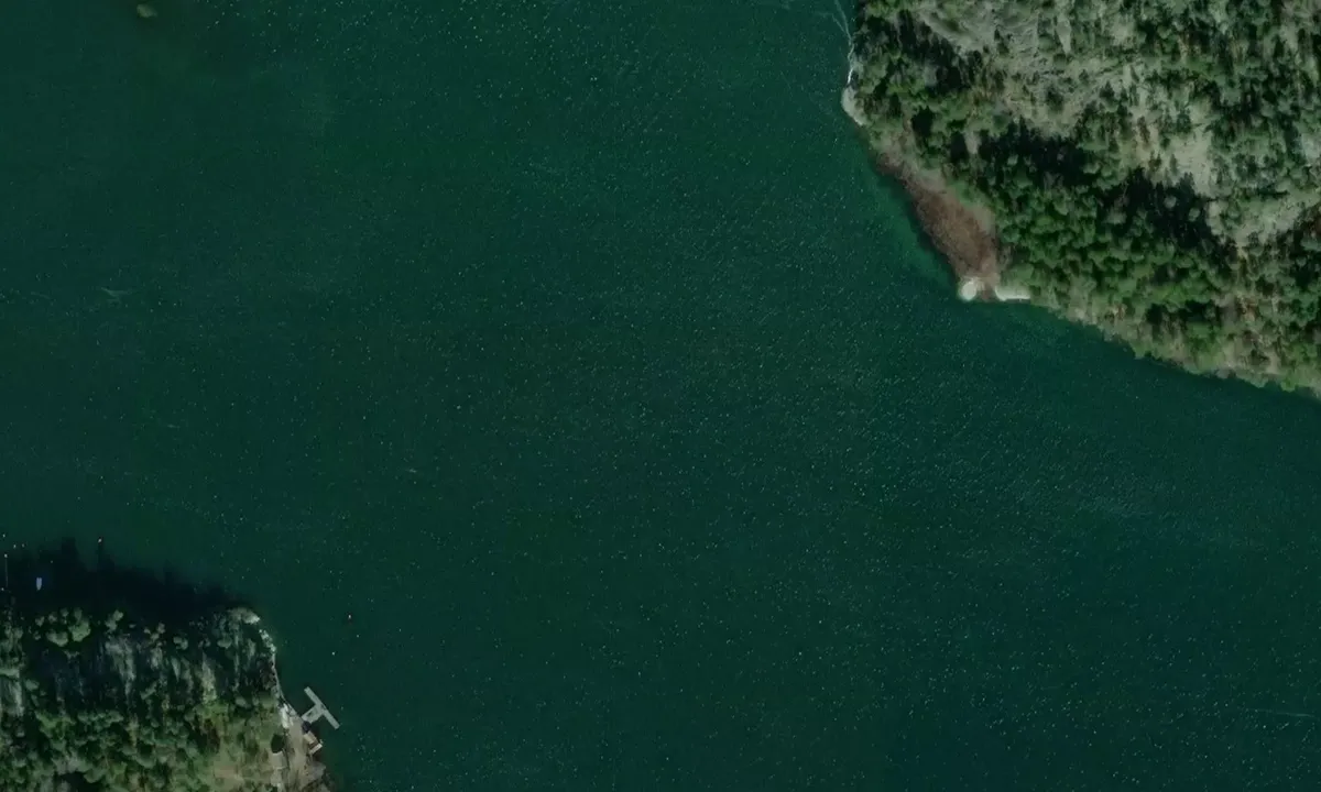 Satelite image of Björnholmssund
