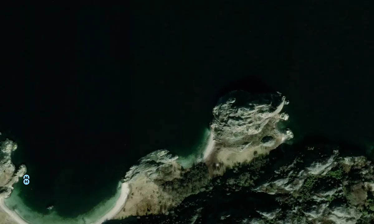 Satelite image of Björnshuvudet