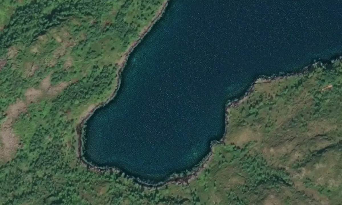 Satelite image of Bjørnskarbukta