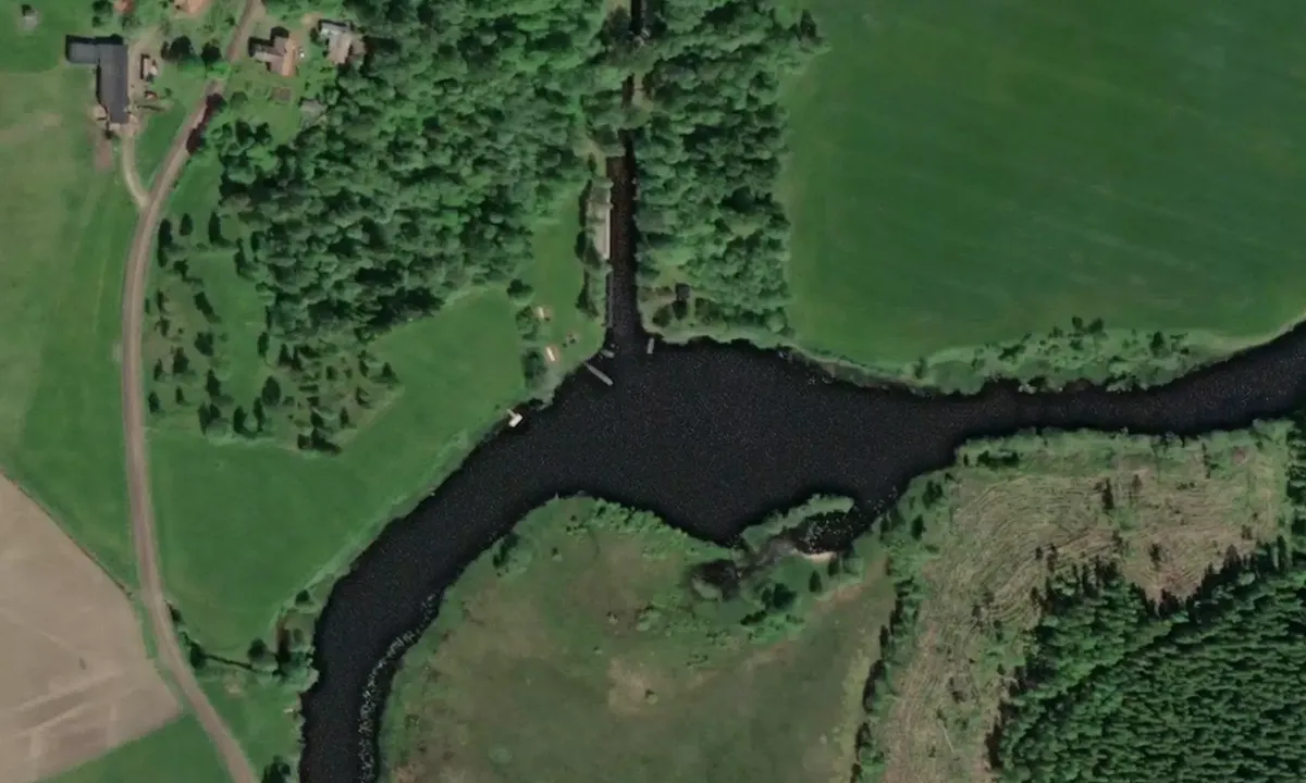 Satelite image of Bjurbäcken
