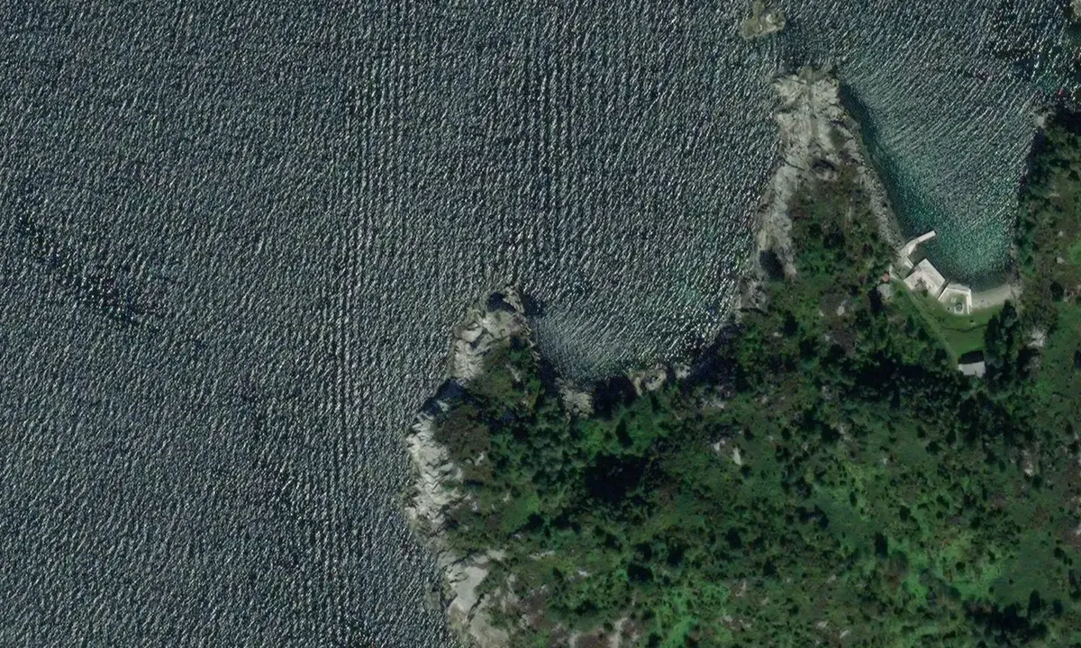 Satelite image of Blåbærholet