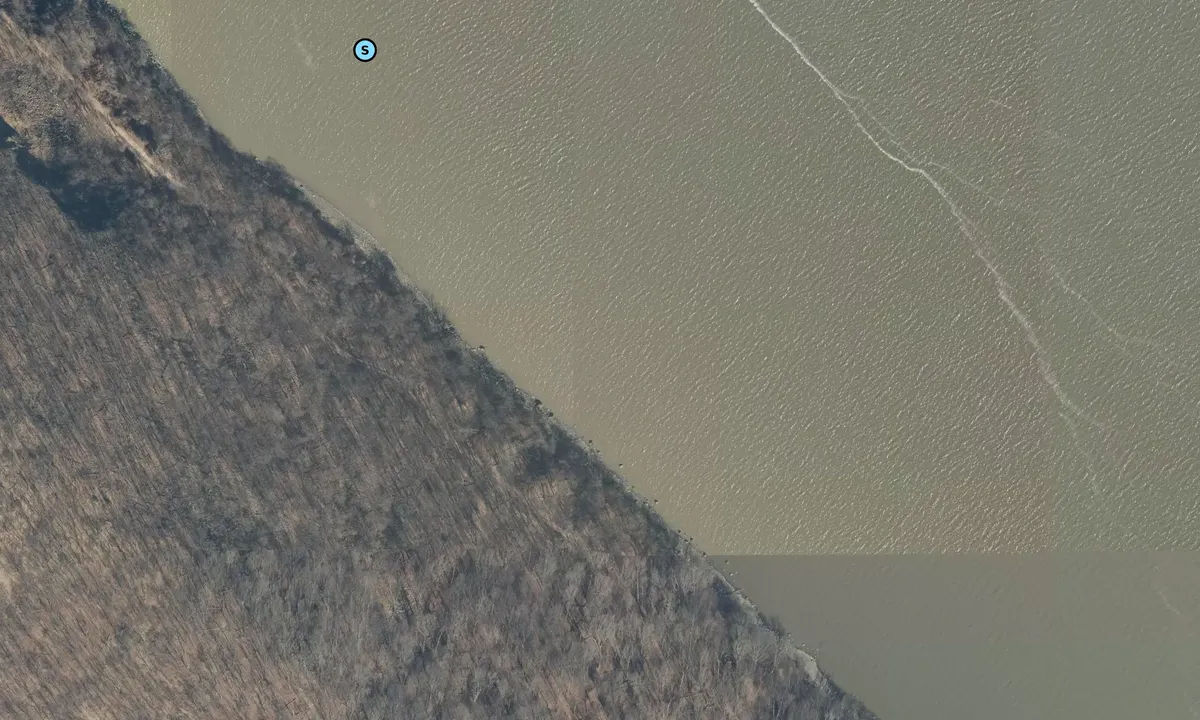 Satelite image of Black Beach - Congers